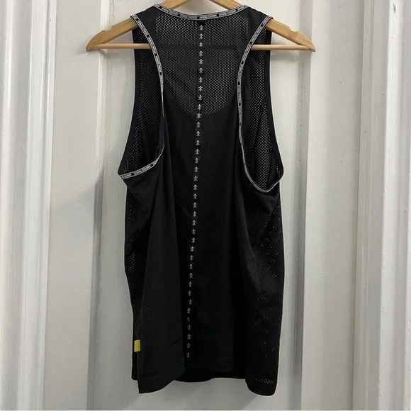 Opening Ceremony Unisex BOX LOGO MESH TANK, black and white size M - Picture 7 of 9